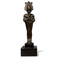 Egyptian Style Bronze Statue of Osiris