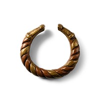 African Bi-Metal Slave Bracelet