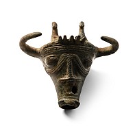 Western Asiatic Bronze Zoomorphic Bell