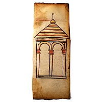 Ethiopian Painted Parchment of the Miracles of Mary