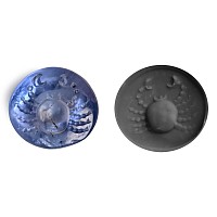 Roman Sapphire Gemstone of a Crab
