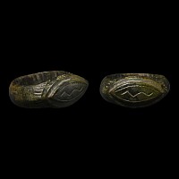 Eastern Medieval Bronze Ring with Thunderbolt