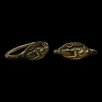 Eastern Medieval Ring with Figure