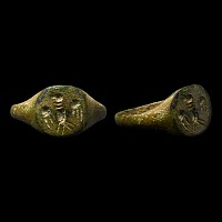 Medieval Ring with Spread Eagle