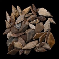 Stone Age Lozenge-Shaped Arrowhead Collection