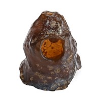 Hollow Glass Tektite 'Cave' From Meteorite Crater