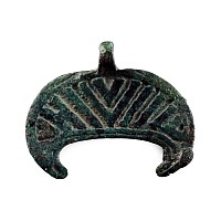 Viking Period Bronze Lunar Pendant