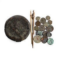 Roman Bronze and Other Artefact and Coin Group
