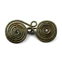 Greek Bronze Spiral Fibula