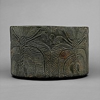 Mesopotamian Steatite Bowl with Animals and Palm Trees