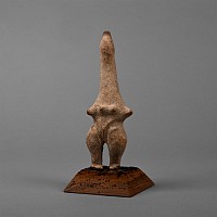 Large Amlash Terracotta Idol