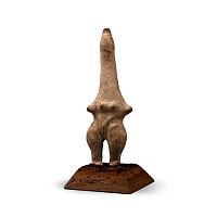 Large Amlash Terracotta Idol