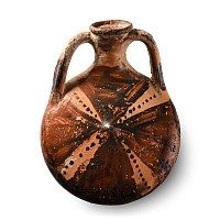 Mycenaean Painted Pottery Flask