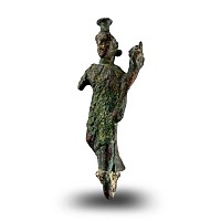 Roman Bronze Statue of Demeter with Cornucopia
