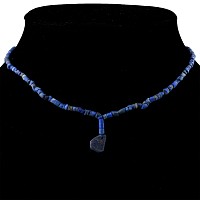 Bactrian Style Lapis Lazuli and Other Stone Bead Necklace String
