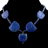 Bactrian Style Lapis Lazuli and Other Bead Necklace String