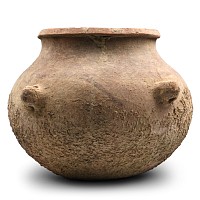 Large Western Asiatic Pottery Hanging Storage Vessel