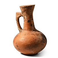 Amlash Pottery Jug with Zoomorphic Handle