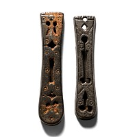Viking Age Silver Strap End Group