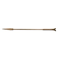 Indian Inscribed Ceremonial Brass Dart