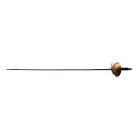 Fencing Épée with Engraved Brass Basket
