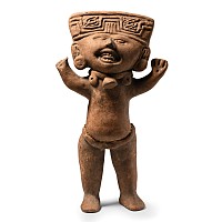Pre-Columbian Veracruz Smiling Terracotta Figure