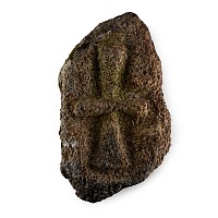 Medieval Pilgrim's Waymark Stone with Cross