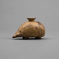 Eastern Greek Terracotta Hedgehog Aryballos