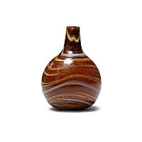 Roman Dark Amber Vessel with Trailing