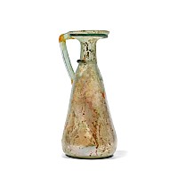 Roman Aqua Glass Jug