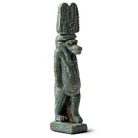 Egyptian Blue Faience Amulet Representing Taweret