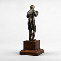 Roman Bronze Figure of a Bathing Young Girl