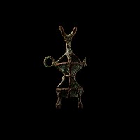 Amlash Bronze Figure with Child