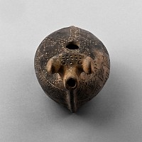Anatolian Terracotta Ram Rhyton