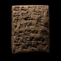 Old Babylonian Terracotta Cuneiform Tablet for the Loan of Money During the Reign of Sin-iqišam King of Larsa