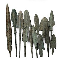 Western Asiatic Bronze Arrowhead Collection