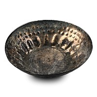 Parthian Punch-Decorated Bronze Bowl