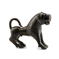 European Bronze Lion Statuette