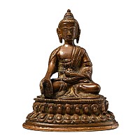 Tibetan Bronze Seated Buddha
