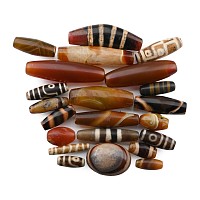 Agate and Glass Bead Collection