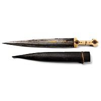 Ottoman Iron Dagger with Bone Hilt