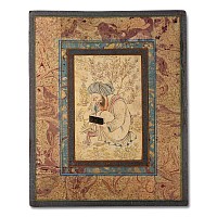 Persian Painted Miniature Leaf
