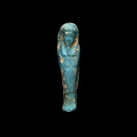 Egyptian Sky Blue Faience Shabti