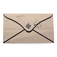 Great Britain. Victoria, Perforated Penny Red on Mourning Envelope.