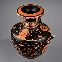 Greek Fragmentary Terracotta Red-Figure Hydria