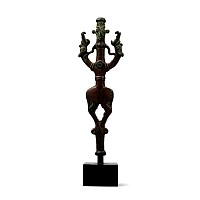 Luristan Bronze Finial with Master of Animals