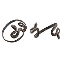 Romano-Egyptian Silver Snake Bracelet