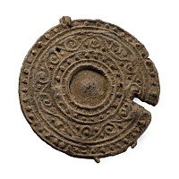 Roman Lead Votive Mirror