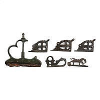 Byzantine to Medieval Bronze Fire Starter Handle Collection