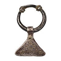 Viking Age Silver Axe Pendant
